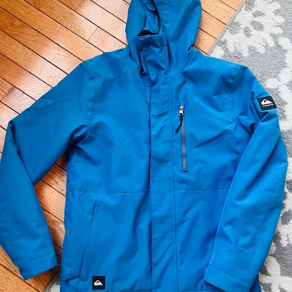 Quicksilver Boys Snow Ski Board Jacket Mission Solid Youth 16 X-Large Waterproof - Picture 6 of 9